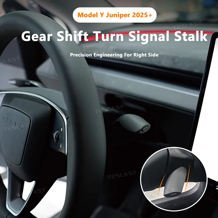 Tesla Model Y Juniper Smart Gear Shift & Turn Signal Stalk Right Side Upgrade Kit | Teslasy