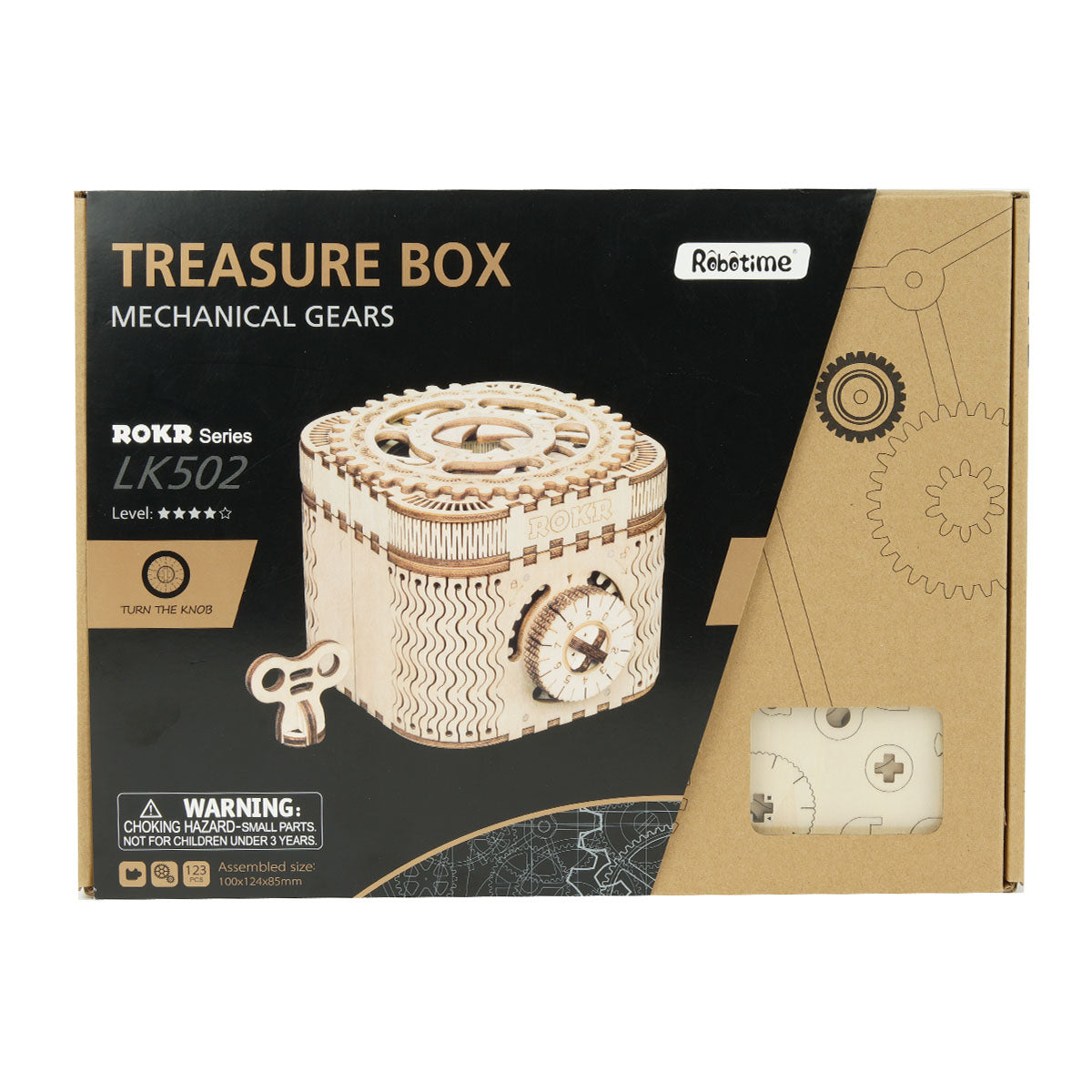 3D Treasure Box Model Kit for Sale