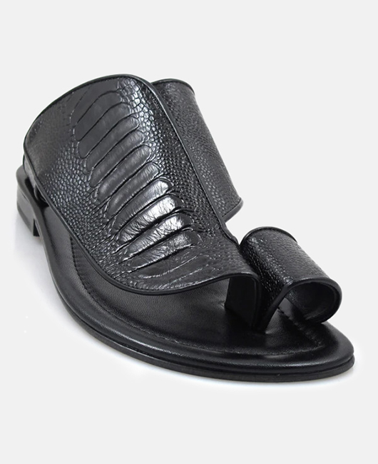 Casual Snake Pattern Square Head Clip Toe Sandals