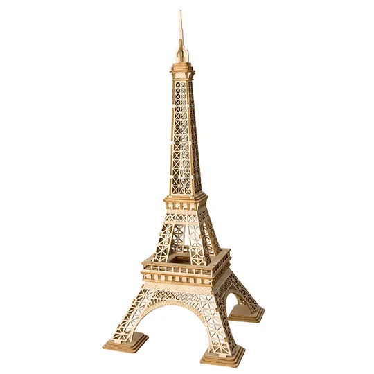 Rolife Eiffel Tower Model 3D Wooden Puzzle TG501 | Robotime Online