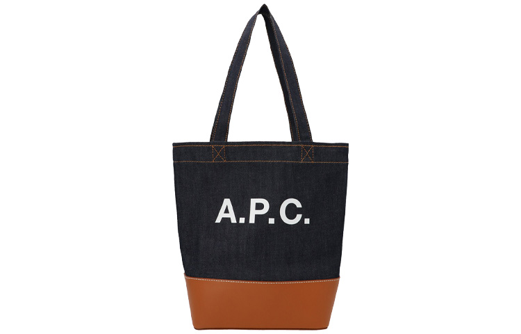A.P.C Axelle Two-Tone Small Tote Bag