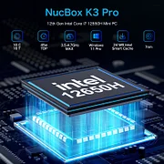 12th Gen Intel Core i7 12650H Mini PC--NucBox K3 Pro