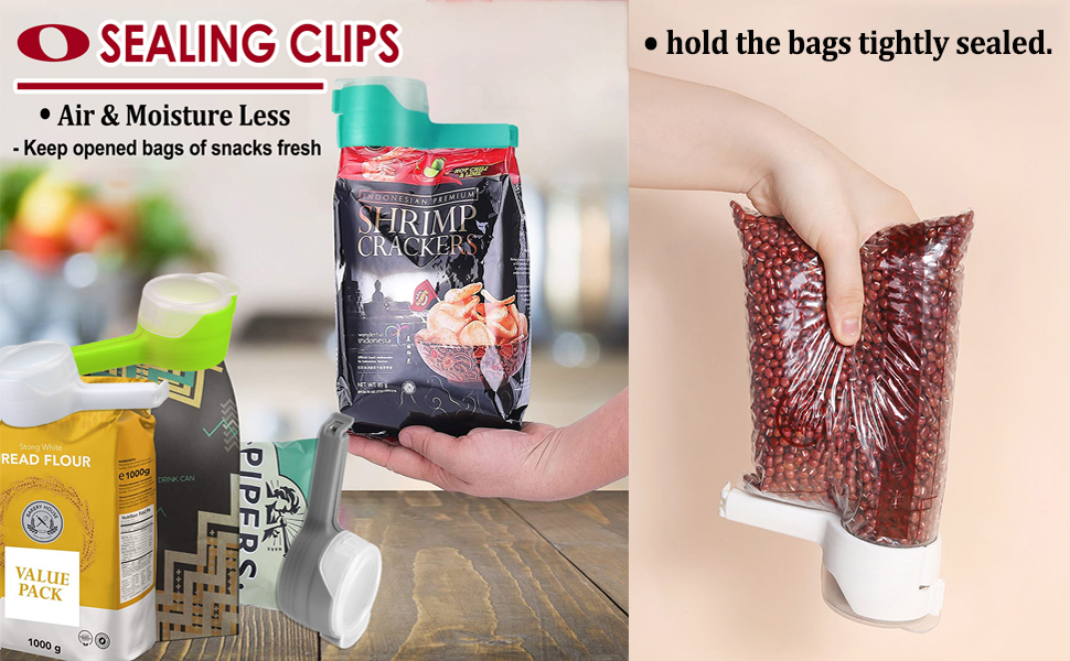 kitchen clips for open bags, clips for food, bag clips for food, chip clip, clips for food packages