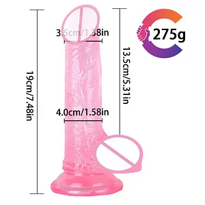 Colorful Simulation Dildo Sucker Sex Toy For Women