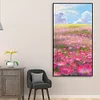 Diamond Painting -DIY Full Round Drill Mountains Wildflowers(40*70CM)