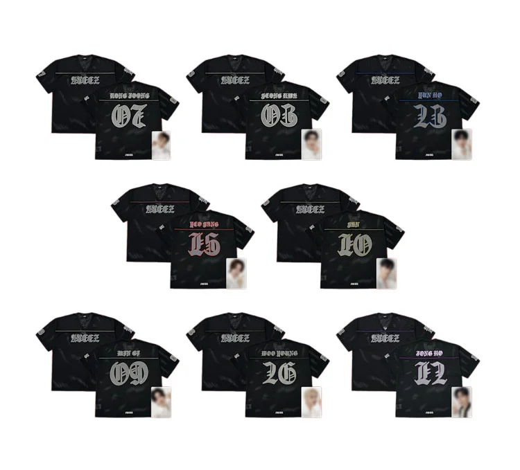 ATEEZ USツアー ユニフォーム ベースボールシャツ ソンファ トレカ付 ATEEZ USツアー ユニフォーム ベースボールシャツ ソンファ トレカ付