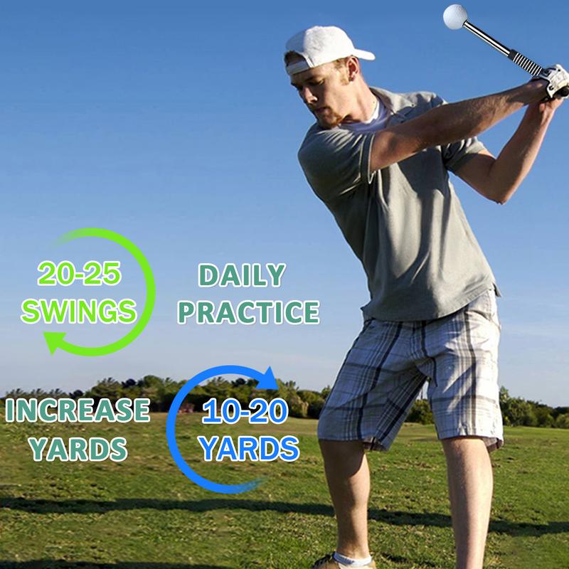 Product Introduction of Arttodo Telescopic club, Retractable Golf Swing Training Aid, Click Sound Stick Trainer, Golf Warm Up, Grip, Strength, Tempo Training Aids, Golf Gift 0