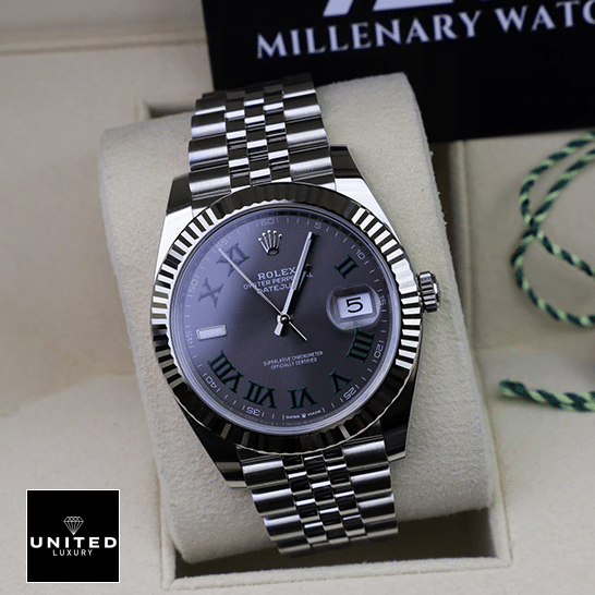 Rolex Datejust II Perpetual 126300-0014 Fluted Bezel Stainless Steel Jubilee Bracelet Replica