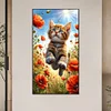 Diamond Painting-DIY Full Round Drill Cat(70*40 CM)