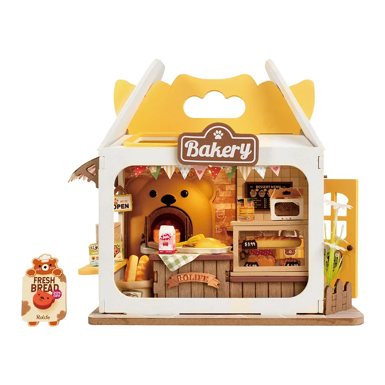 Rolife Food Box Shop DIY Miniature House Kit | Robotime Online