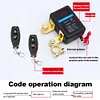DC 12V Remote Battery Disconnect Switch 260A Main Power Switch for Car Truck SUV