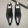 Men's Pointed Toe Oxfords for Weddings 