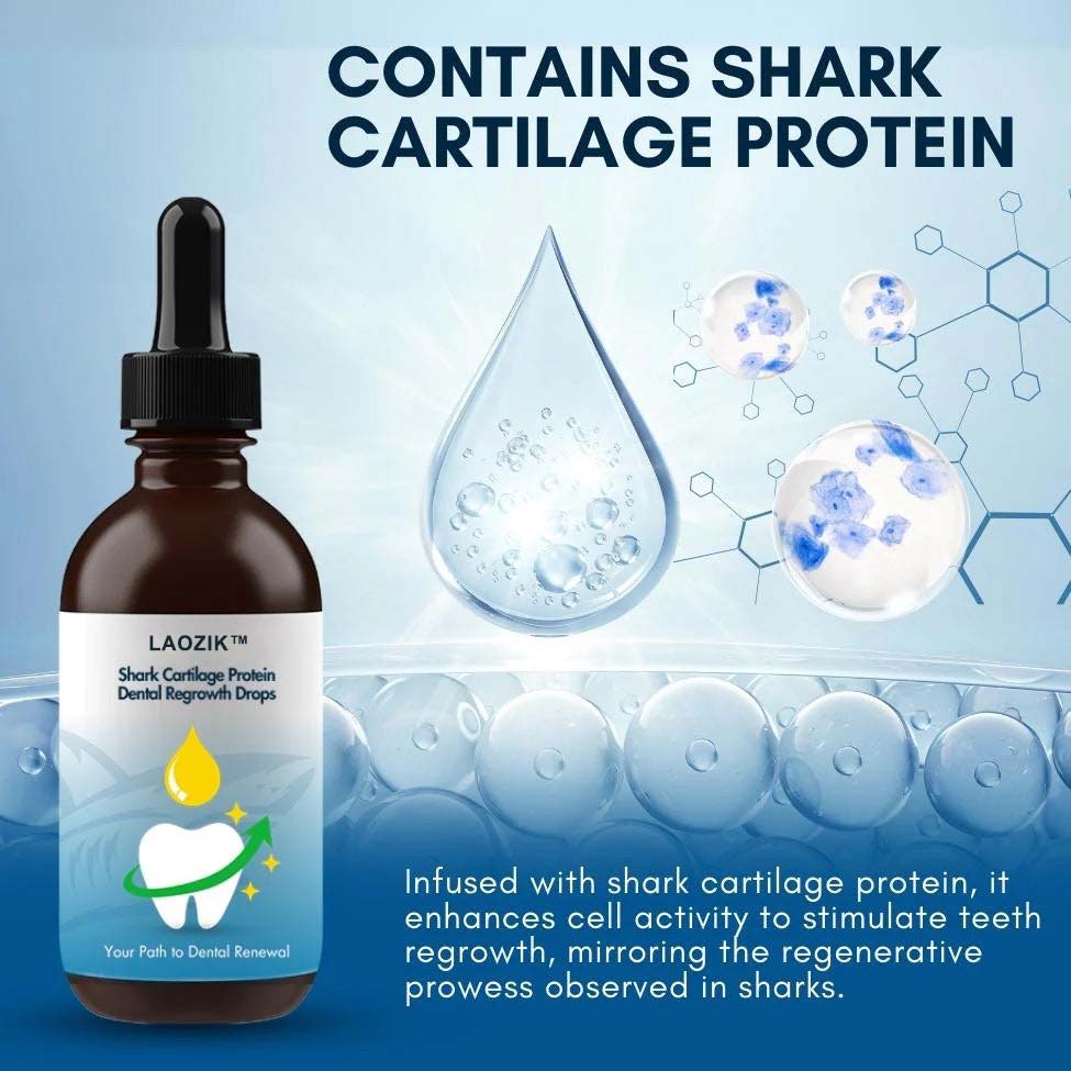 LAOZIK™ Shark Cartilage Protein Dental Regrowth Drops