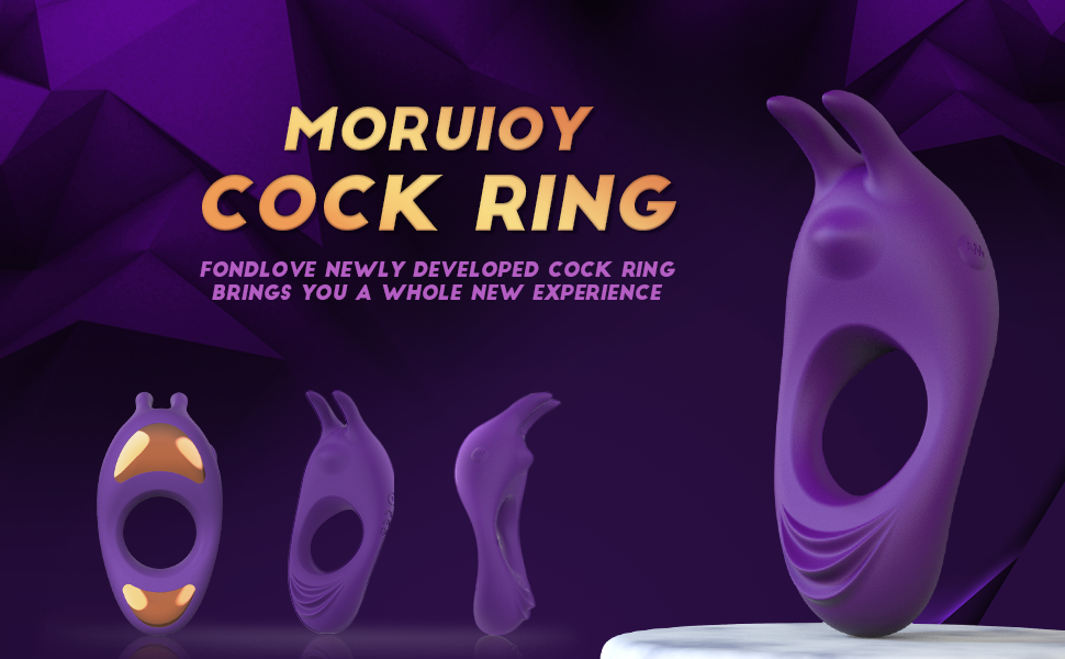 9-Frequency Vibrating Rabbit Silicone Cock Ring for Enhanced Pleasure