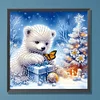 Diamond Painting-DIY Crystal Rhinestone Snow Bear