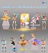 1/20 Scale World Zukan Sunset Card ver. Lillie & Ice Vulpix - Pokemon Resin Statue - QN Studios