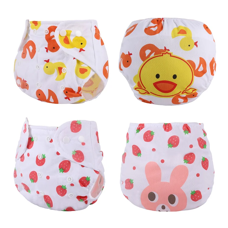 17"-22" Reborn Baby Washable Reusable 2 Pcs Diapers Panties Accessories