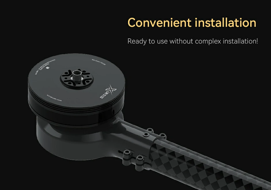 XU8-X Modular Propulsion System can be used without complicated installation