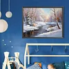 Diamond Painting-DIY Full Round Drill Snow Scene