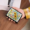 Diamond Painting Sunflower Card Holder Coin Purse Diamond Art Wallet for Women