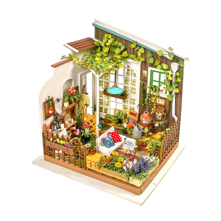 Rolife Miller's Garden DIY Miniature House Kit DG108 | Robotime Online