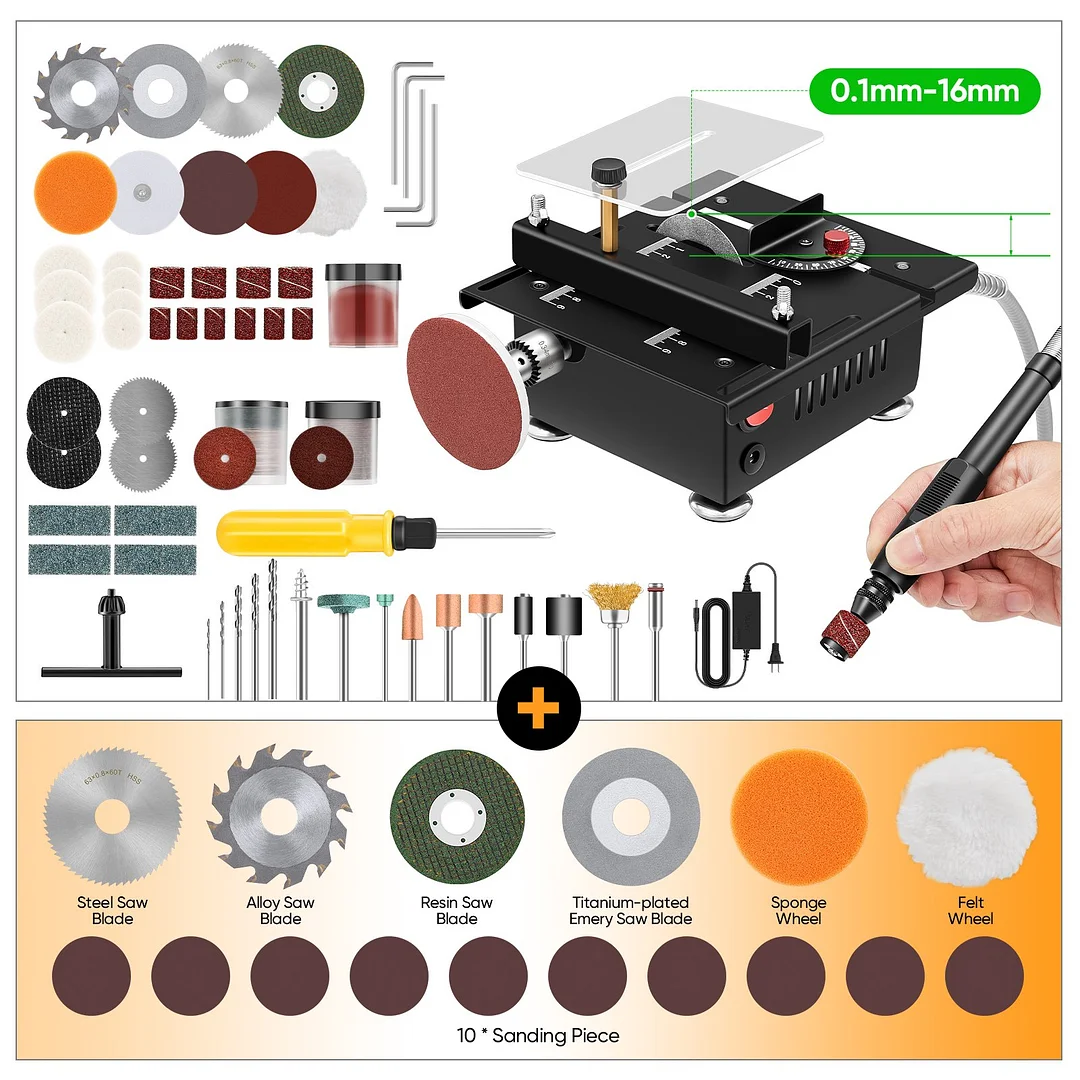 SAKER Mini Multifunctional Table Saw in Use