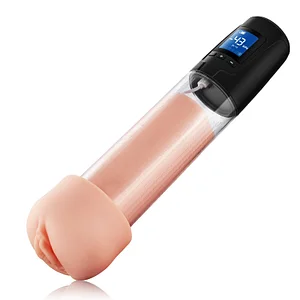 2 in 1 LCD Masturbator Penis Pump