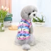 Pet Costume Graffiti Print Dog Clothing For Small Dogs