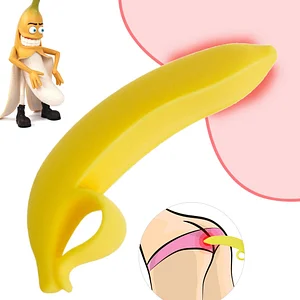 Banana Silicone Penis Massage Sticks