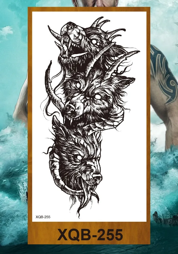 Purple Rose Jewelry Water Transfer Girl Waist Bracelet Flash Tatoos Flower Tattoo Stickers Women Body Chest Art Temporary Tattoo