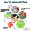 8PCS Diamond Painting Acrylic Critters in the Hole Coaster Kit with Holder