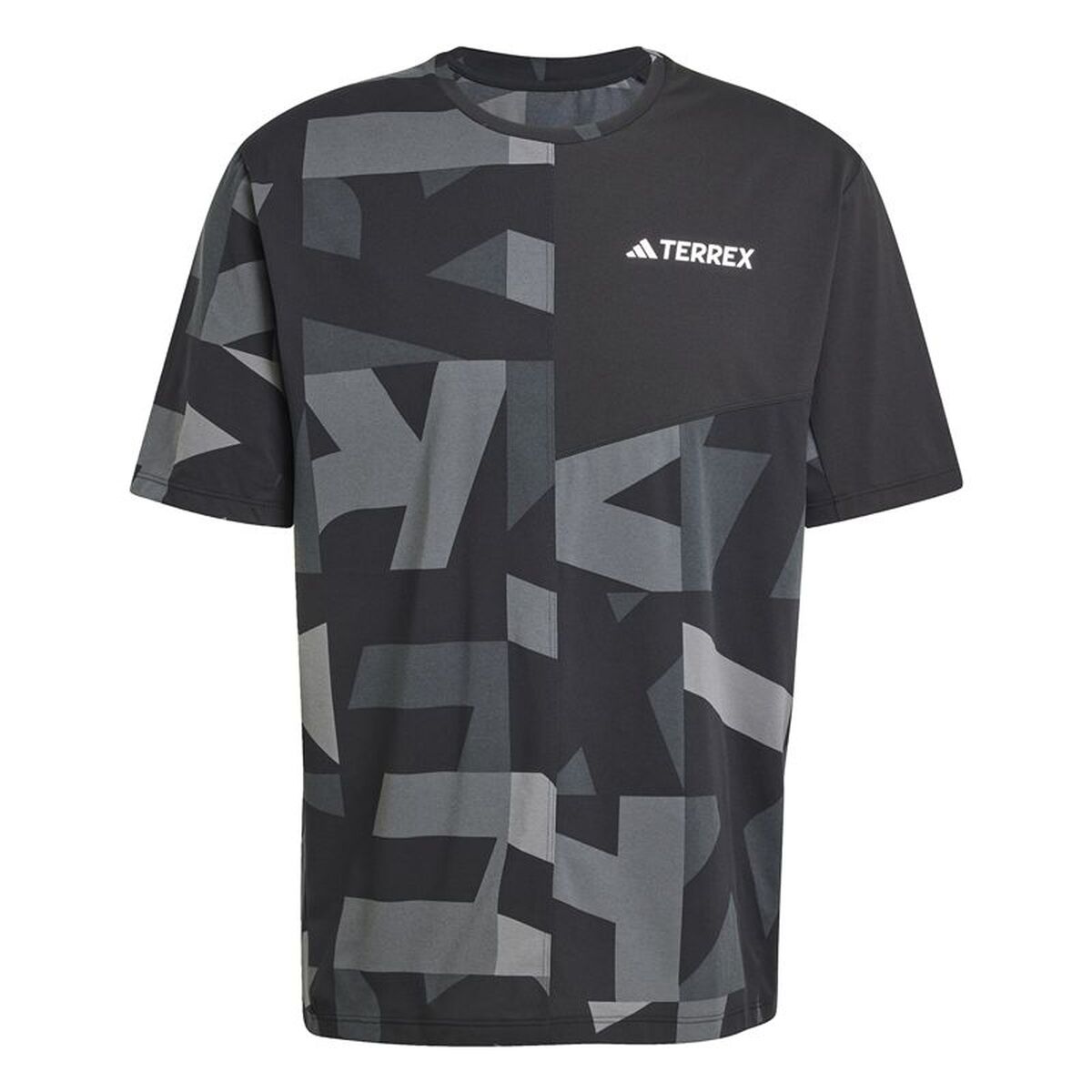 Men&rsquo;s Short Sleeve T-Shirt Adidas Mt Aop Black