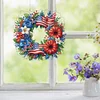 Diamond Painting Acrylic American Flag Pendant for Indoor Outdoor