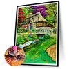 Diamond Painting-DIY Full Round Drill Country Garden