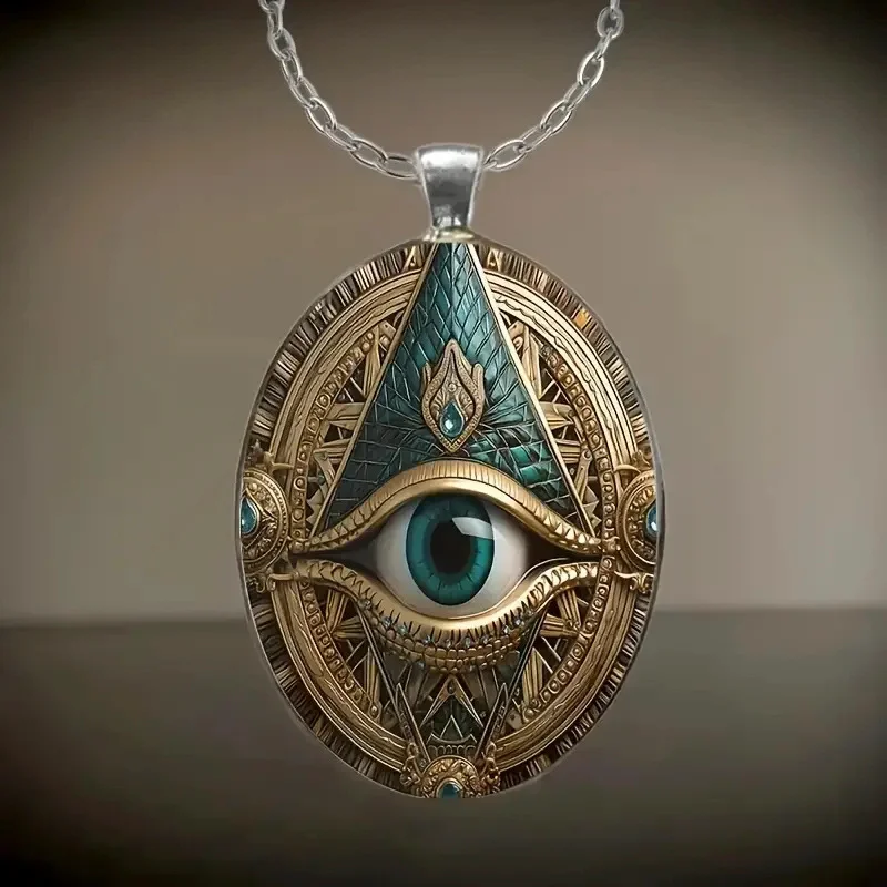 Egyptian Eye Of Horus Pendant Necklace