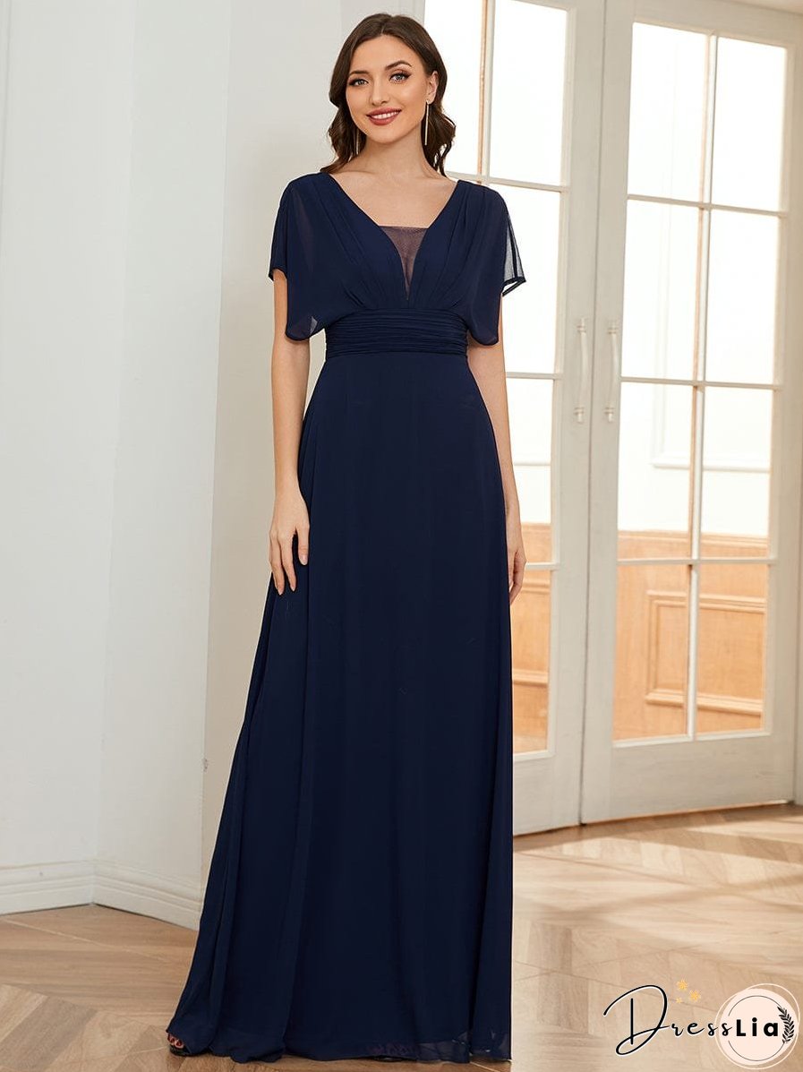 Flowy V-Neck Maxi Dress for Women