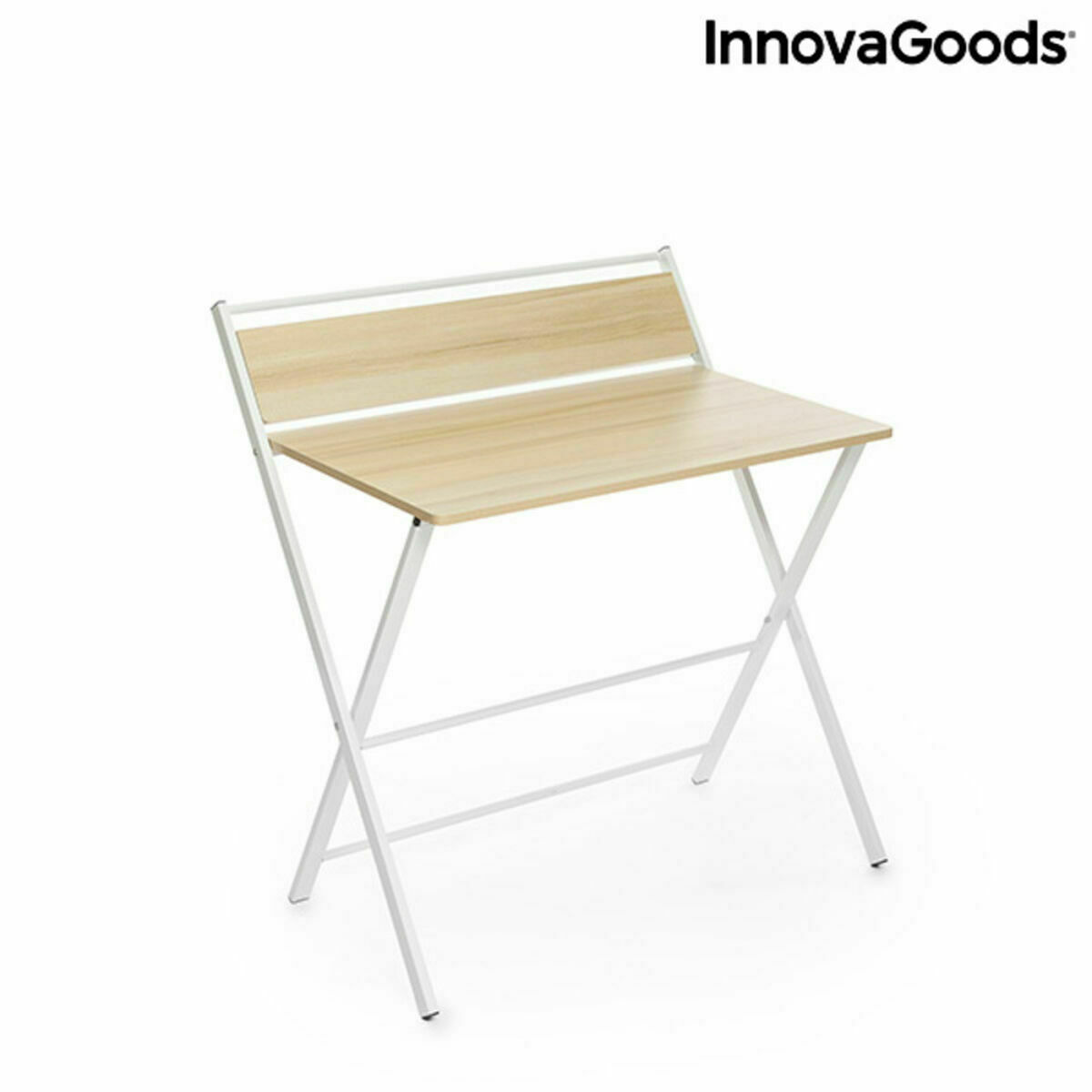 Folding Desk with Shelf InnovaGoods Tablezy Wood (Refurbished A)