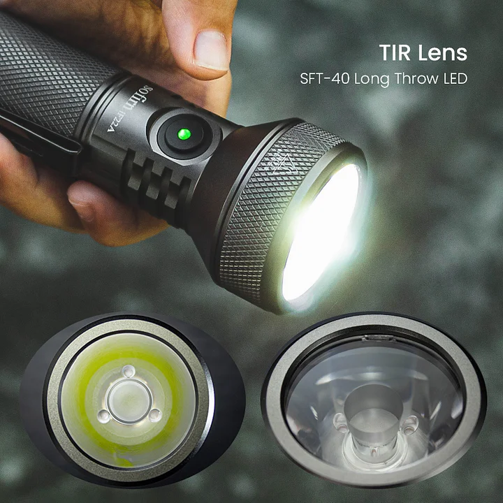 【稀少】SOFIRN　IF22A　シルバー　アウトドア　キャンプ　釣り　昆虫採集 Sofirn IF22A Rechargeable EDC Flashlight Spotlight, Powerful