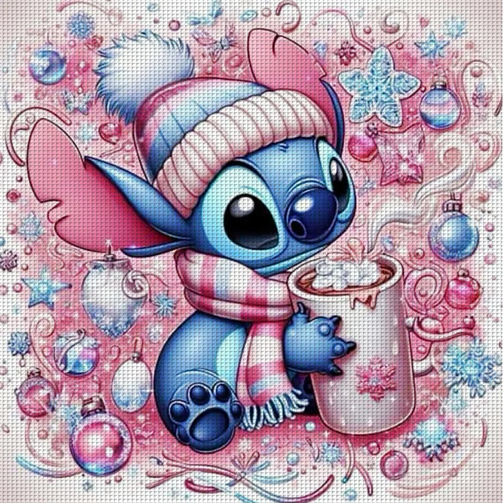 Stitch Disney-11CT Stamped Cross Stitch 45*45cm