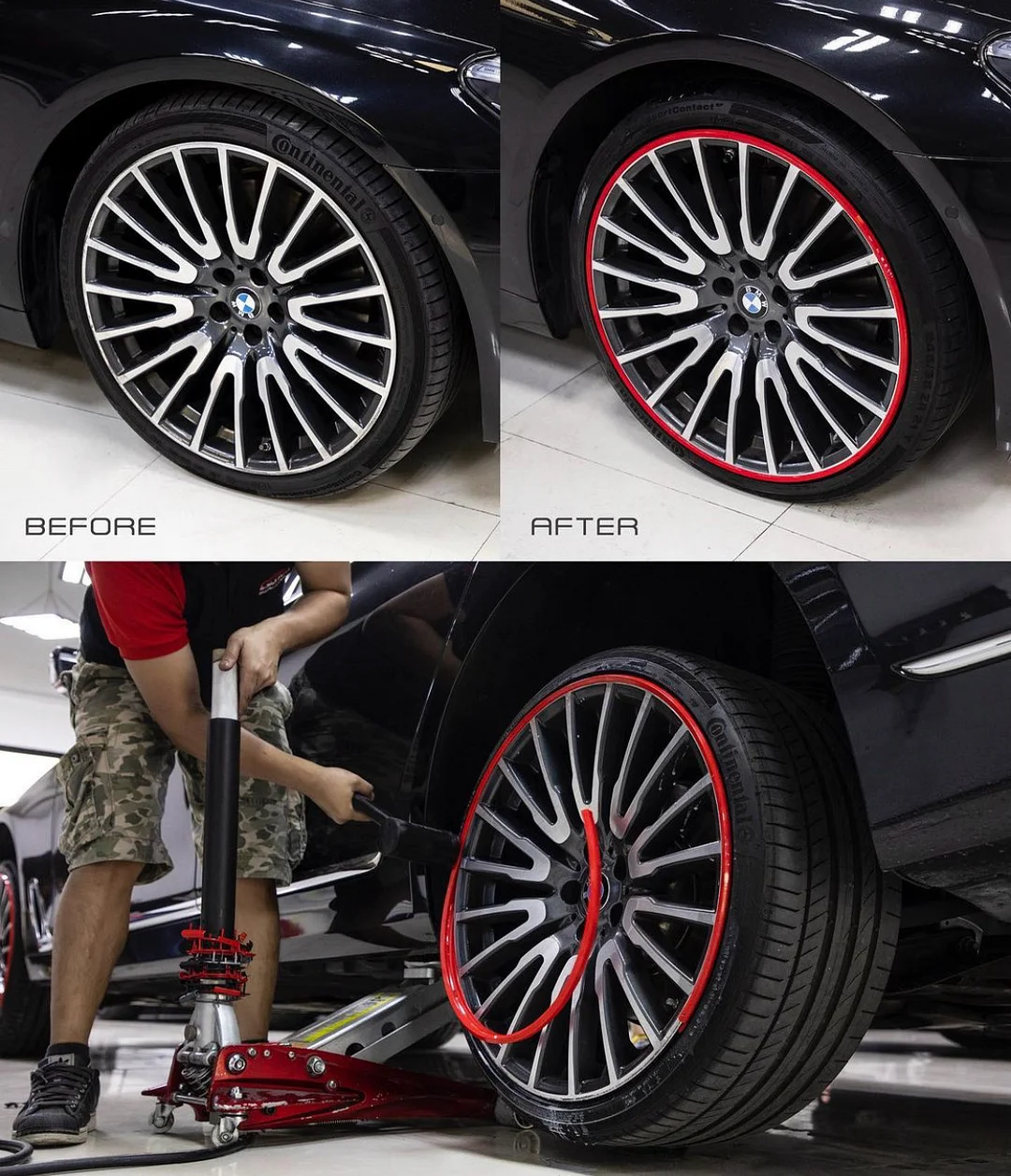 Car wheel protection ring anti-collision strip anti-scratch strip anti-scratch rubber strip