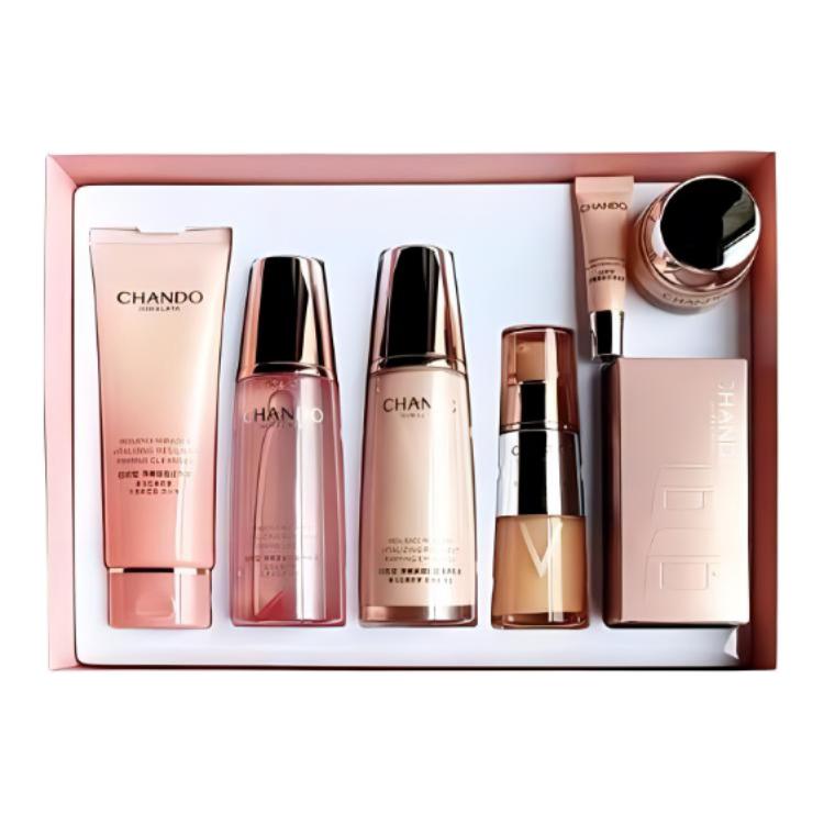 CHANDO Elastic And Tightening Nourishment Skincare Sets Moisturizes And Moisturizes 6 Piece Set