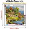 Diamond Painting-5D Full Round Drill Relaxing Village