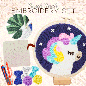 3D Punch Needle DIY Embroidery Set