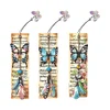 3Pcs Diamond Painting Flower Bookmark Making Kit for Book Lovers