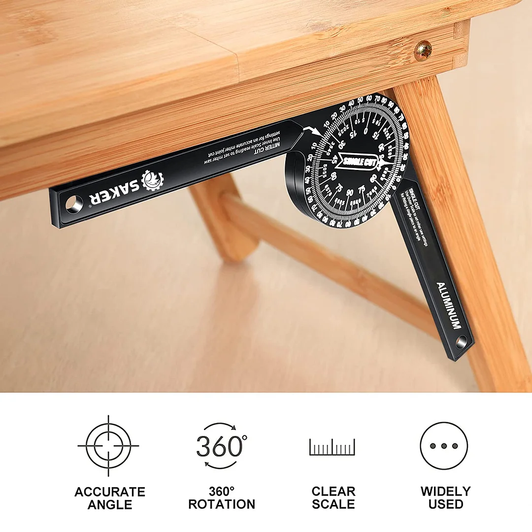 SAKER&reg; Miter Saw Protractor 