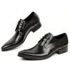Classic Men's Formal Derby Leather Dress Shoes