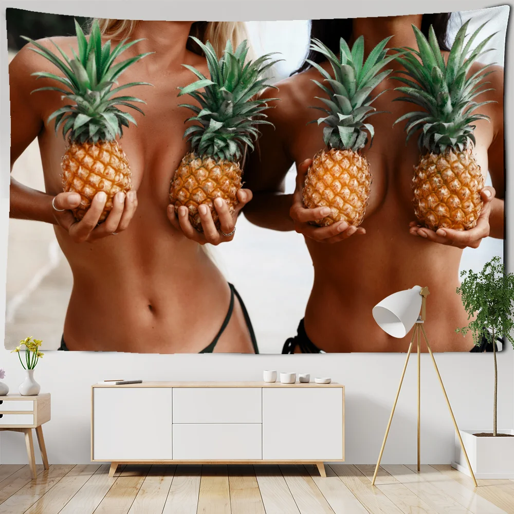 Nigikala Nude Girl Tapestry Wall Hanging Magic Science Fiction Bohemian Hippie Mandala Art Living Room Bedroom Home Decor