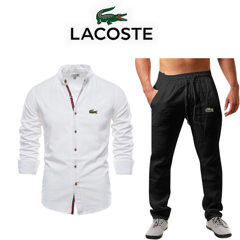 Lacoste® Férfi nyári lezser szett