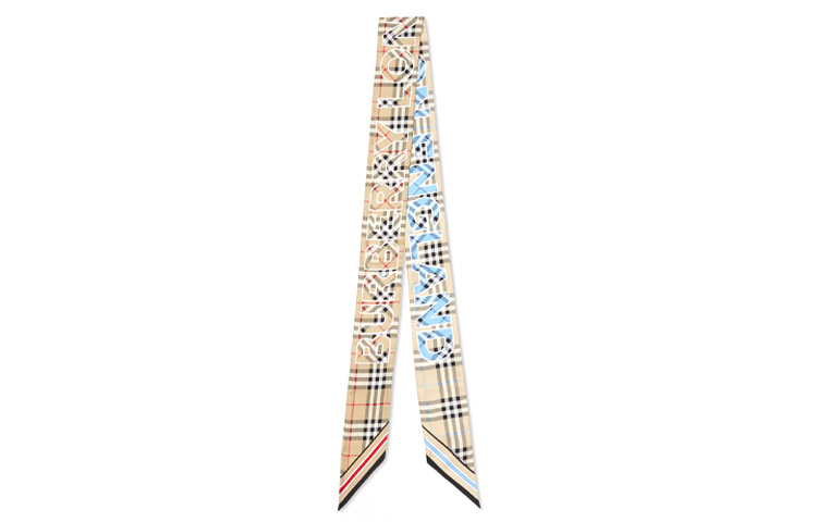 Burberry VINTAGE Silk Scarves Women's