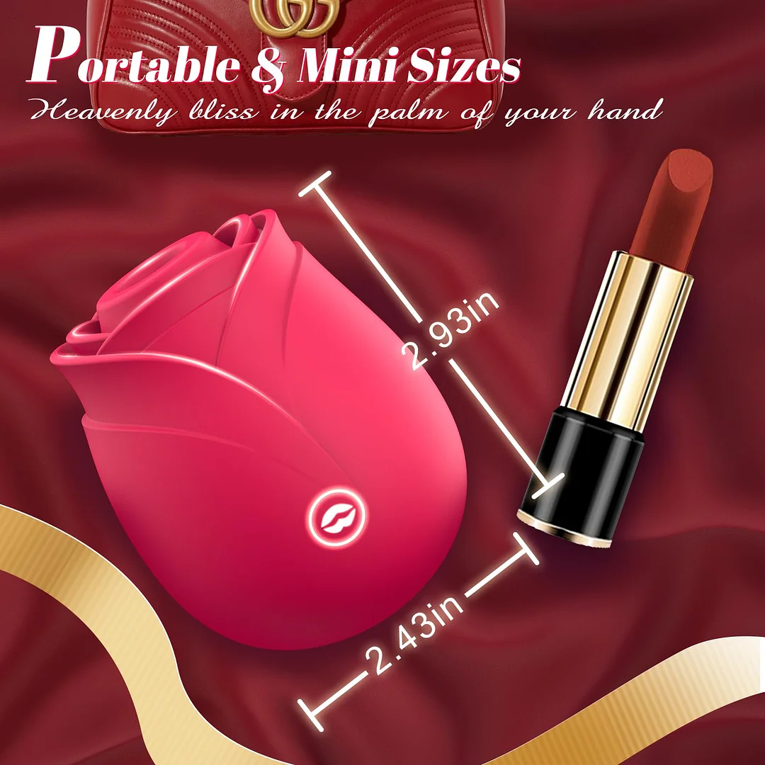 Newly Pump Sucking Rose Clitoral Stimulator Big O In 10 Seconds